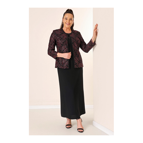 Bild von Stilvolles Langes Kleid mit Perlenstickerei für Damen