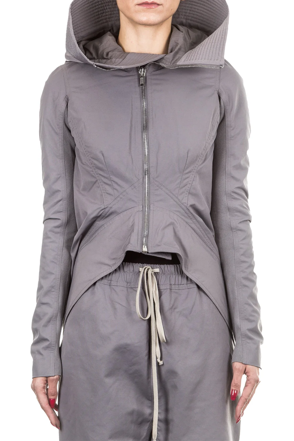 Bild von Rick Owens DRKSHDW Damen Jacke wattiert grau