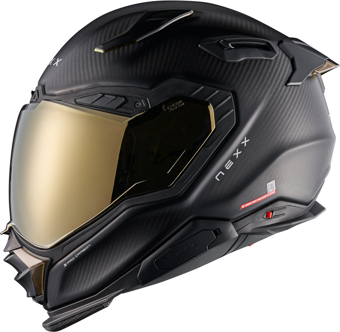 Bild von Nexx X.WST 3 Zero Pro Carbon Helm, carbon-gold, Größe M für Männer
