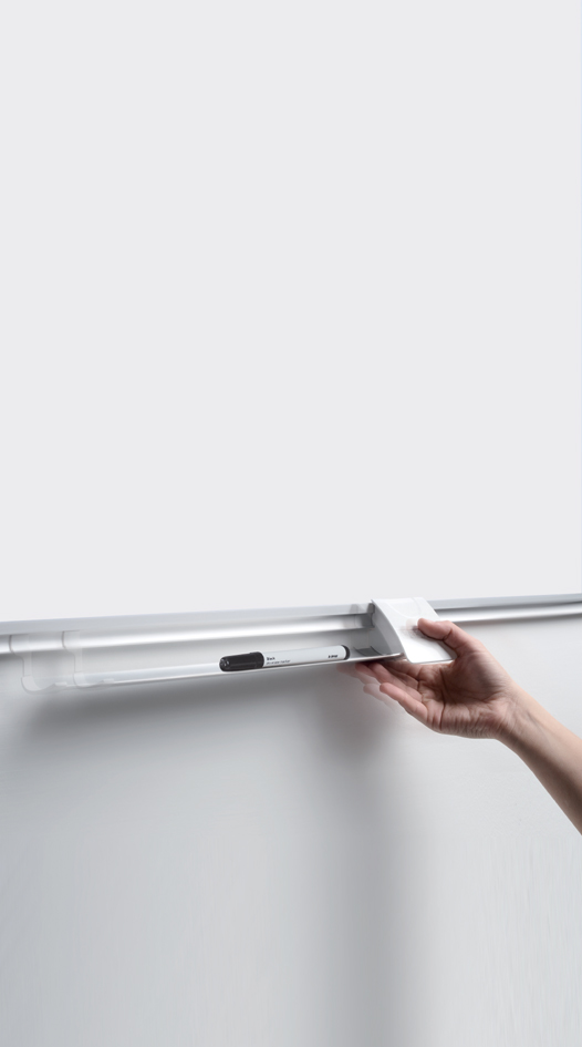 Bild von Bi-Office Whiteboard New Generation 150,0 x 100,0 cm weiß lackierter Stahl