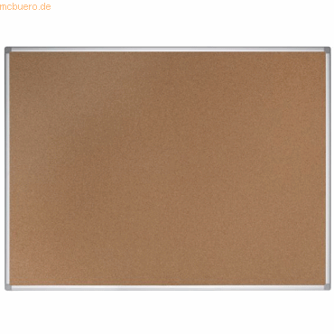 Bild von Bi-Office Earth - Umweltfreundliche Pinnwand, Korktafel mit Aluminiumrahmen, Hochwertige Naturkorkoberfläche - 180 x 90 cm
