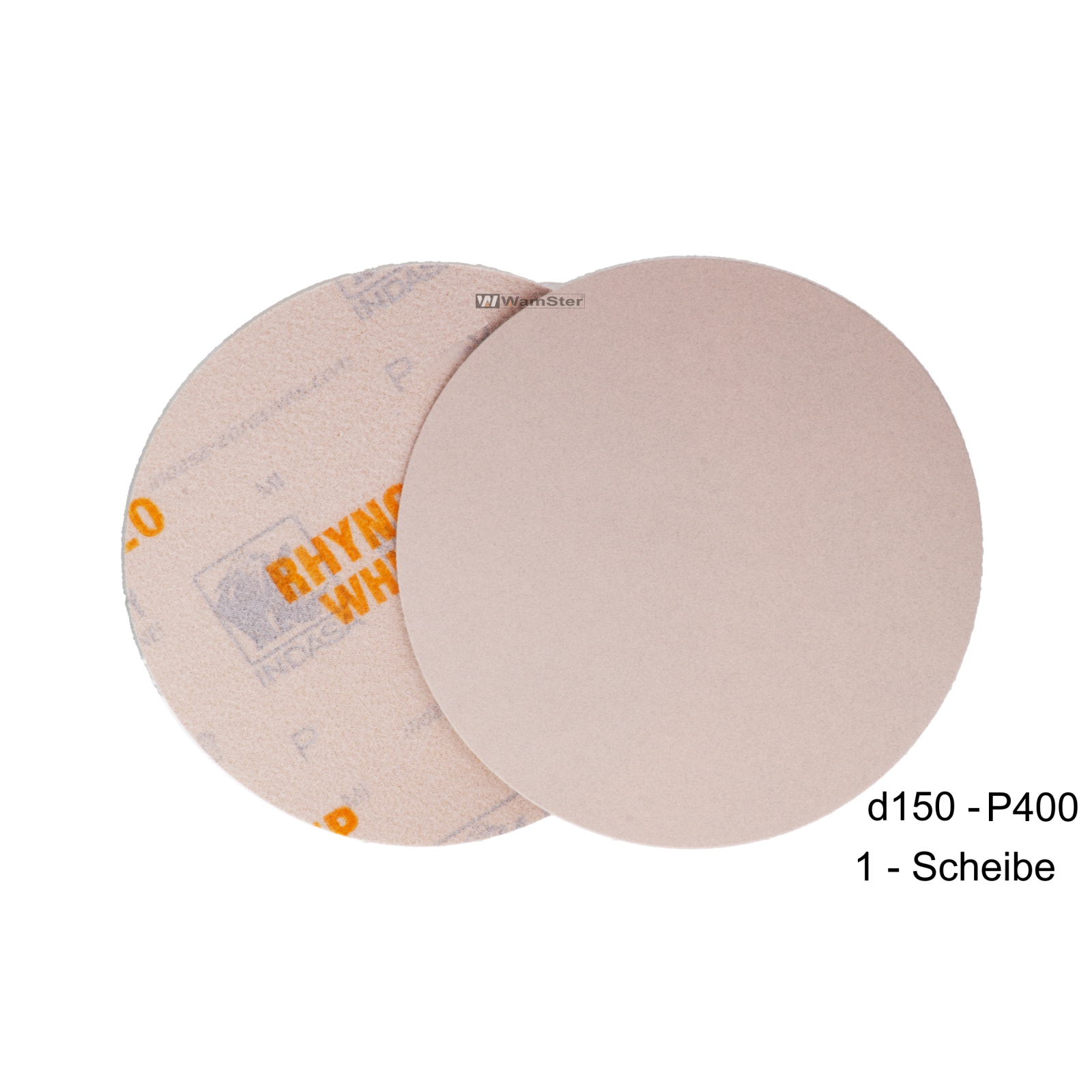 Bild von 1 x Indasa WhiteLine P400 d150 Schleifscheibe Rhynogrip Ungeloch