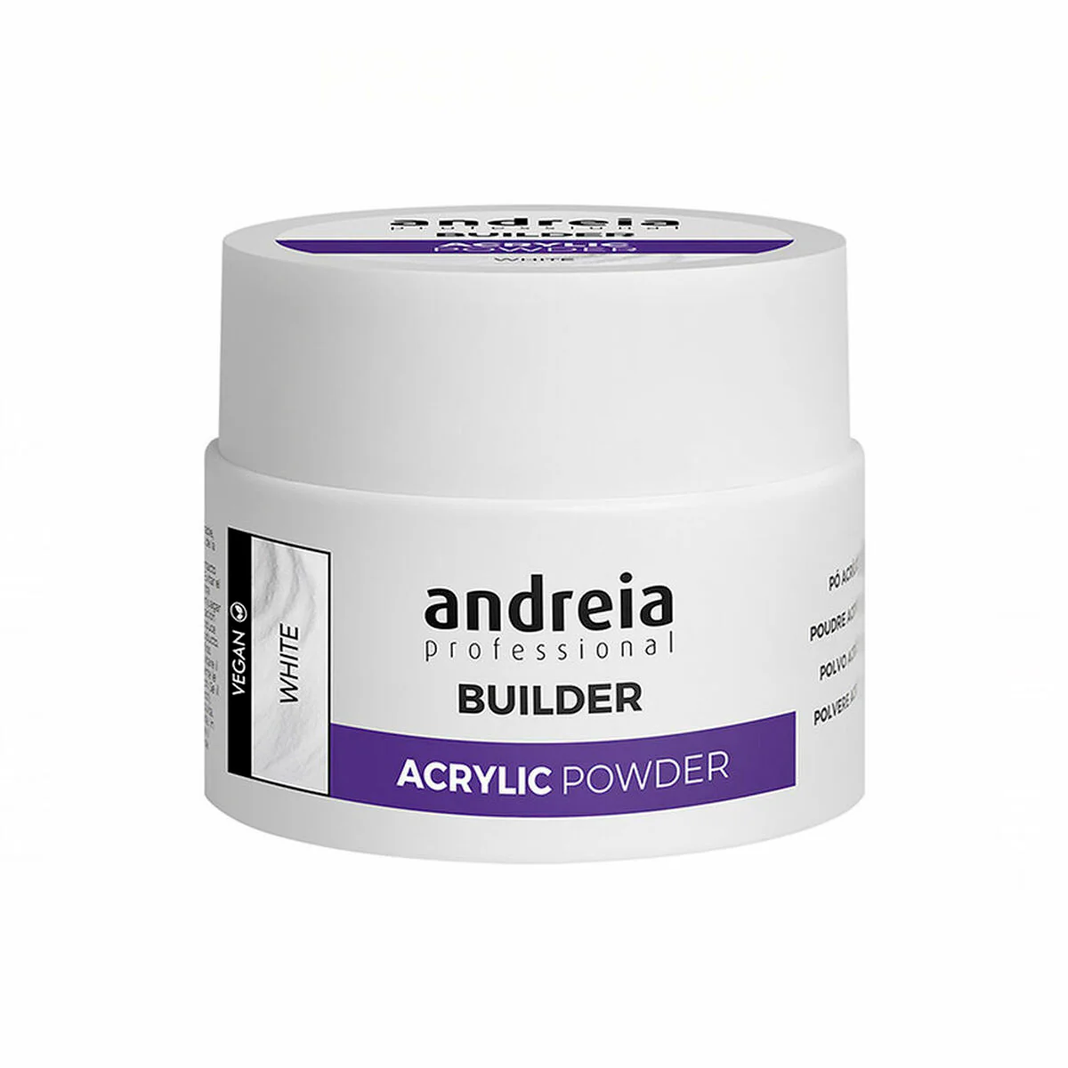 Bild von Acryl-Emaille Professional Builder Acrylic Powder Polvos Andreia Professional Builder Weiß (35 g)