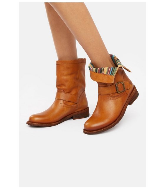 Bild von Felmini Stiefelette Braun Blockabsatz für Damen - 41