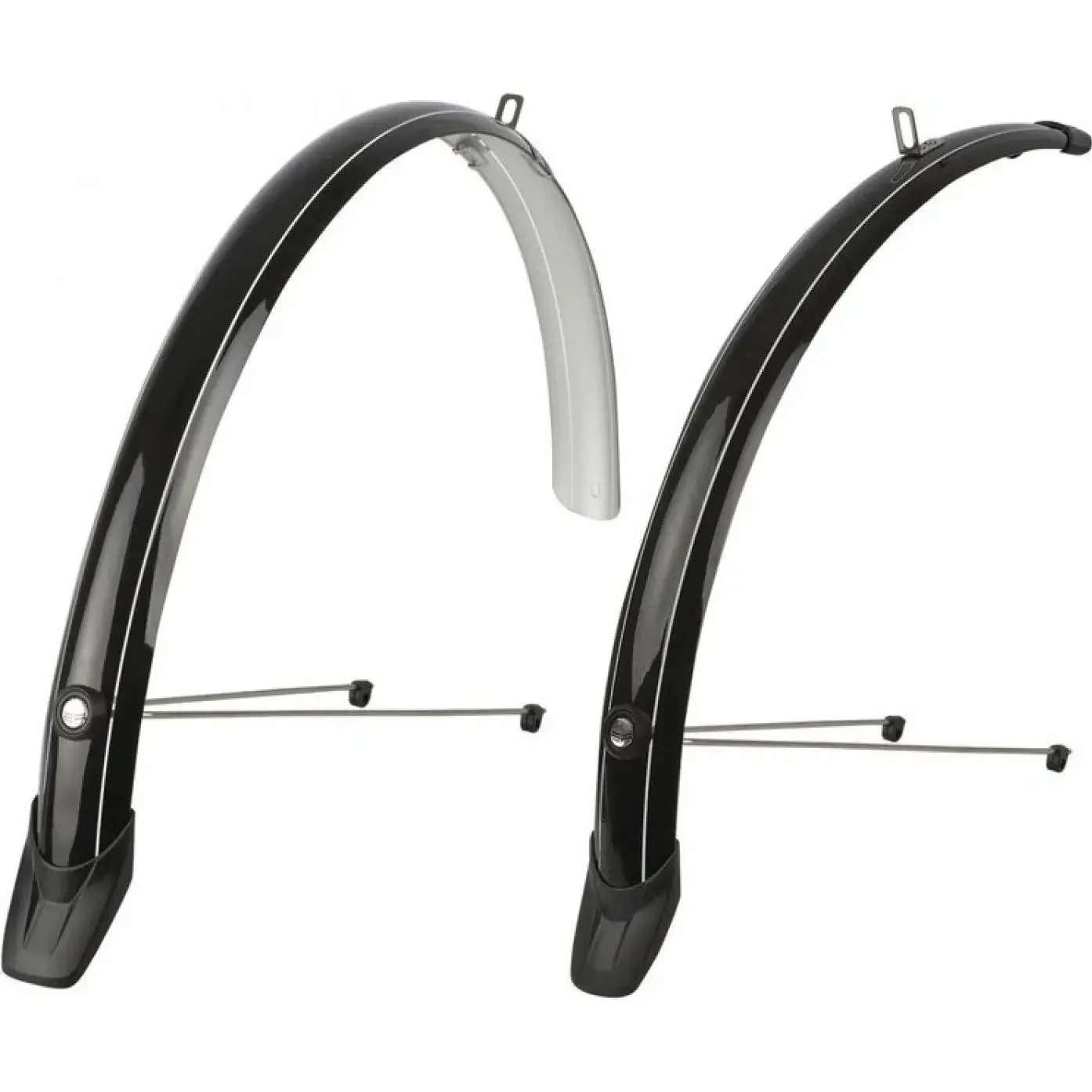 Bild von Polisport Unisex-Adult Mudguard Towny 26" /51mm-Set Kotflügel, Schwarz, One Size