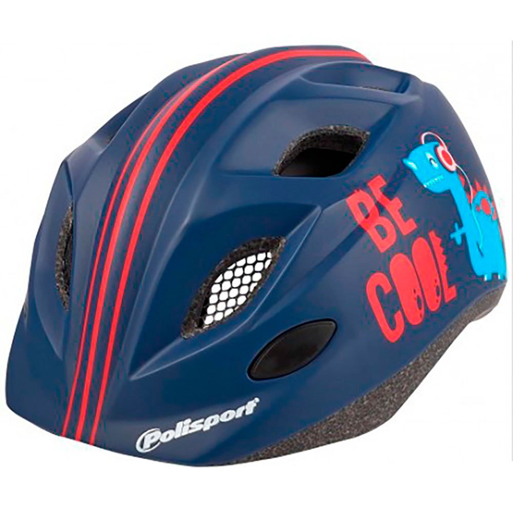 Bild von POLISPORT 8740900015 - Helm S Junior Premium Be Cool Fahrrad für Kinder verstellbar Grösse S (52-56cm) mit CE-Zertifizierung für Radfahren Skateboarding Skating in Farbe Be Cool