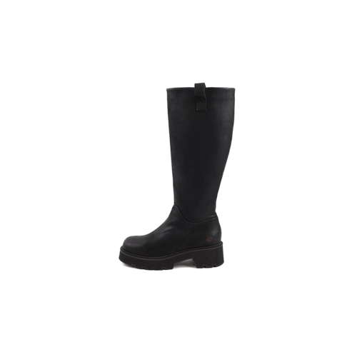 Bild von Klassische schwarze Stiefel mit Karree für Damen
