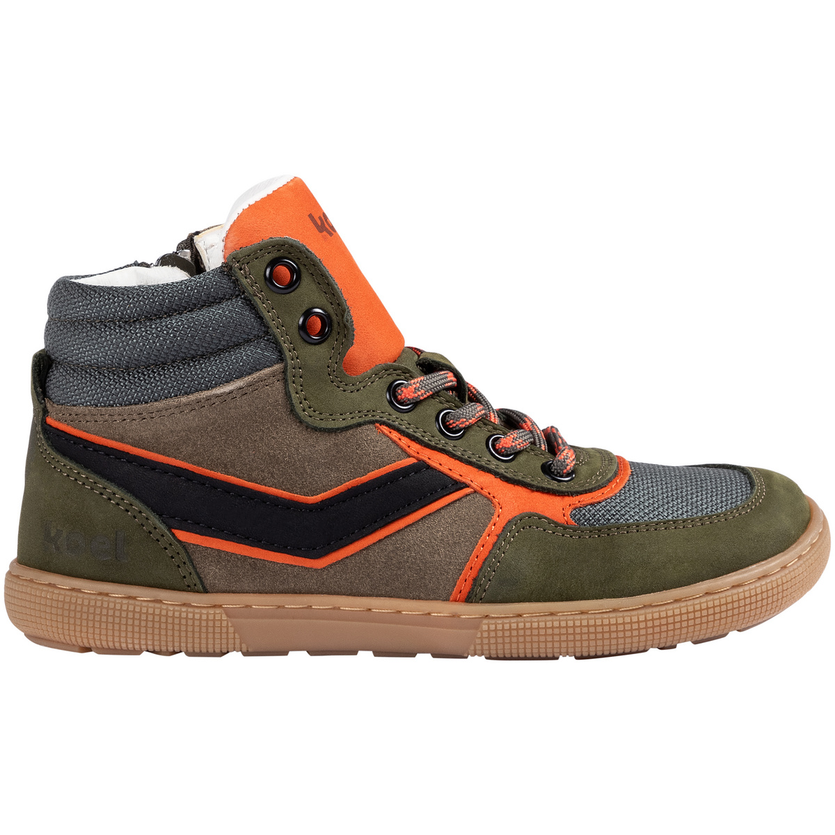 Bild von Koel Barefoot Kinder Sneakers Danish Nappa 302 Khaki
