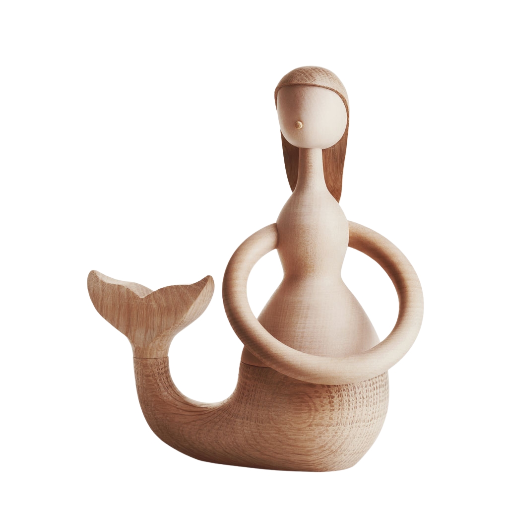 Bild von Architectmade - MERMAID - Meerjungfrau  aus Holz im dänischen Design