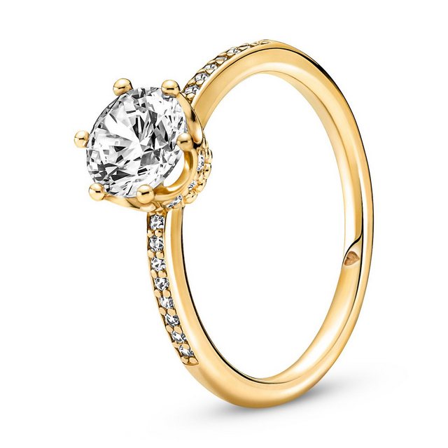 Bild von Pandora 168289C01 Ring für Damen Funkelnde Krone Goldfarben