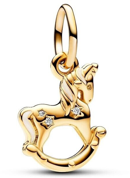 Bild von Pandora 762978C01 Charm-Anhänger Schaukeleinhorn Goldfarben