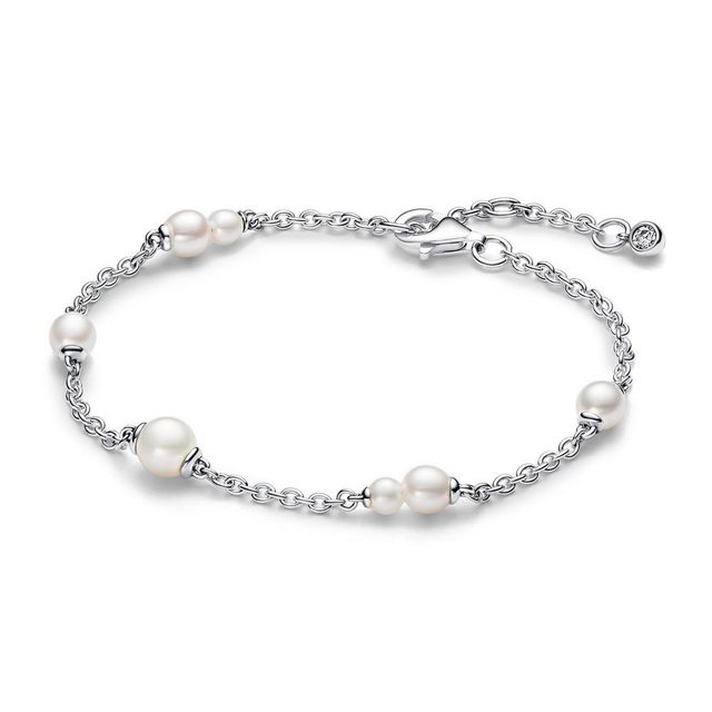 Bild von Pandora Silberarmband Armband für Damen aus 925er Silber mit Perlen von PANDORA Timeless