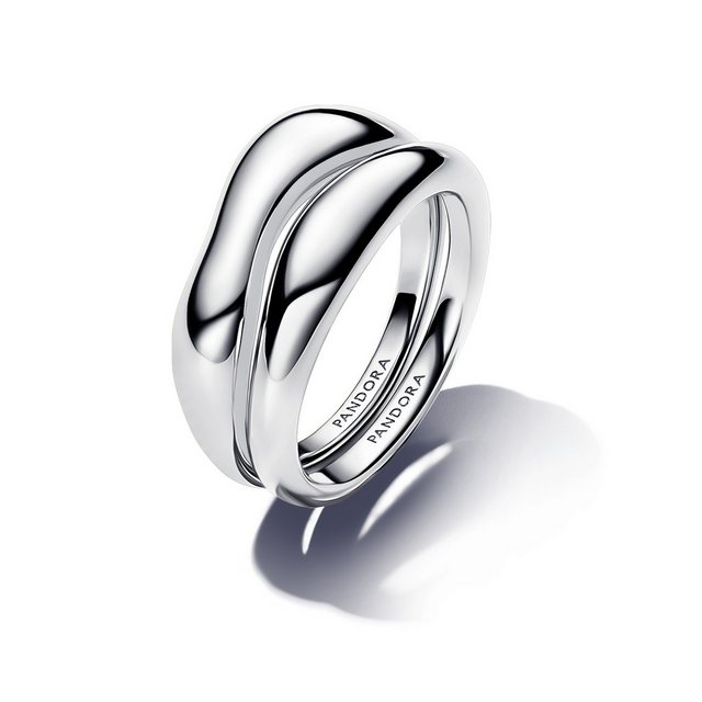 Bild von Pandora Silberring PANDORA ESSENCE Ring organisch stapelbar Silber 193264C00