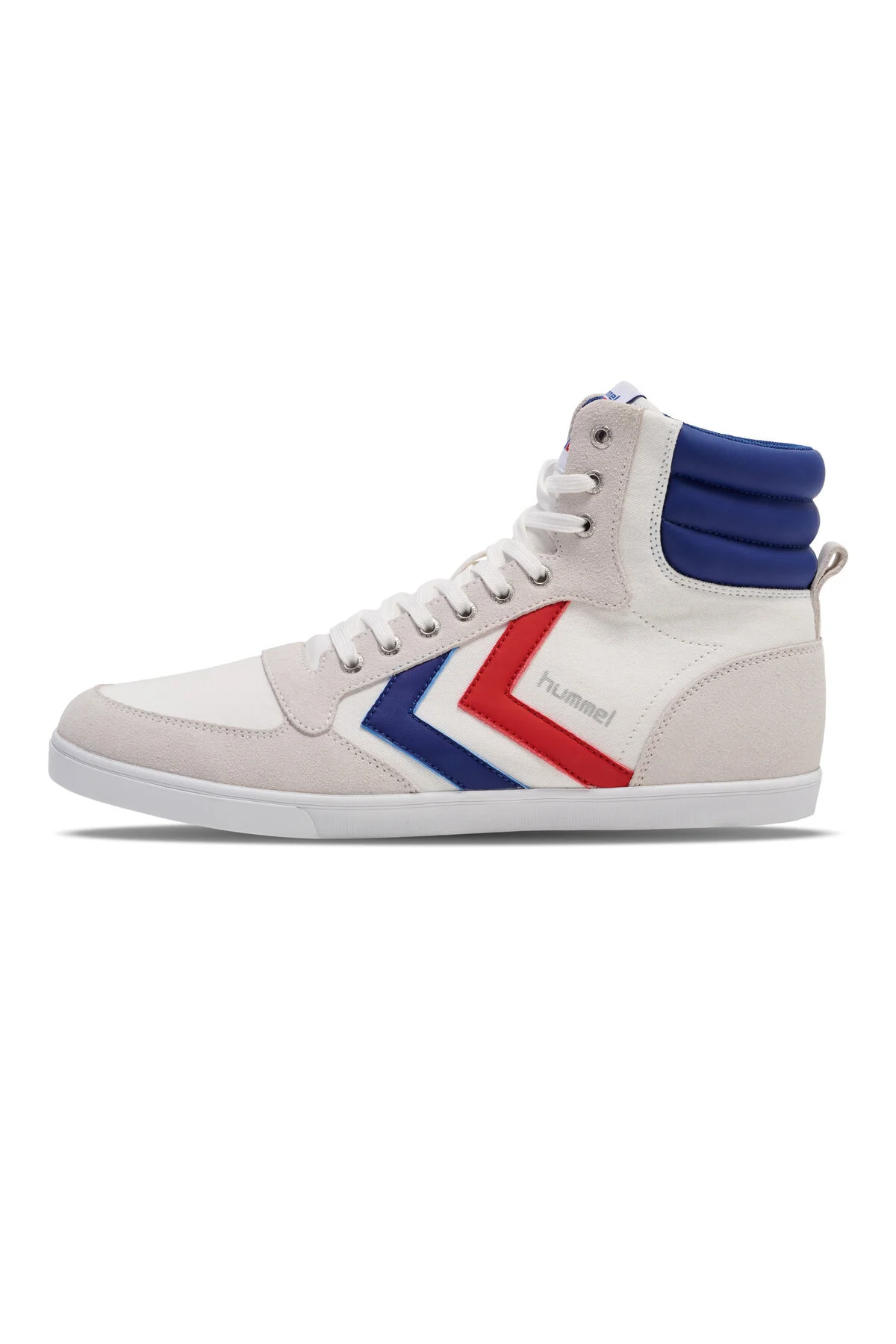 Bild von hummel Unisex Hummel Slimmer Stadil High High-Top, White Blue Red Gum, 37 EU