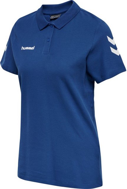 Bild von HUMMEL Weiblich HMLGO Cotton Polo Woman Hemd, True Blue, 2XL