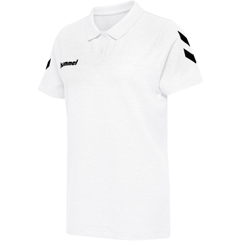 Bild von HUMMEL Weiblich HMLGO Cotton Polo Woman Hemd, White, XL