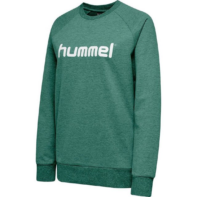 Bild von HUMMEL Damen Pullover Go Cotton Logo Sweatshirt Woman 203519 Evergreen XXL
