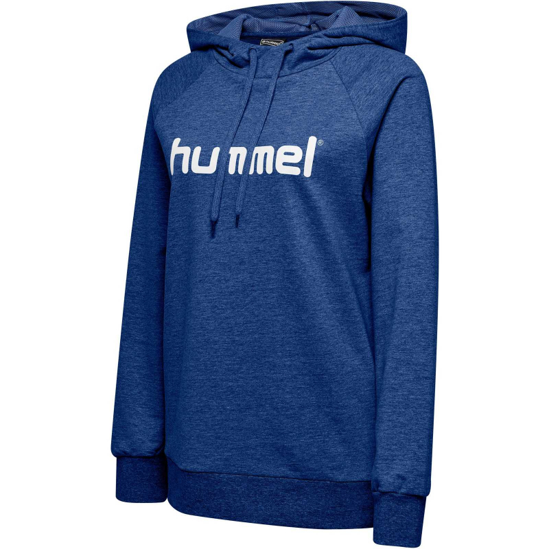 Bild von hummel Damen Hmlgo Cotton logo hættetrøje Kapuzenpullover, True Blau, M EU