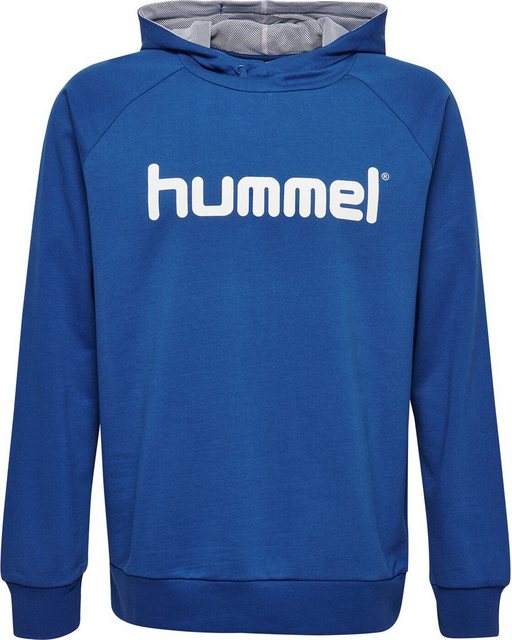 Bild von Hummel Herren Hmlgo Kids Cotton Logo Hoodie Kapuzenpullover, True Blue, 140 EU