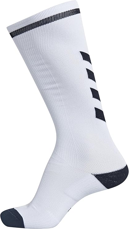 Bild von hummel Unisex Elite indendørs sok høj Socken, Weiß/Schwarz, 46 EU