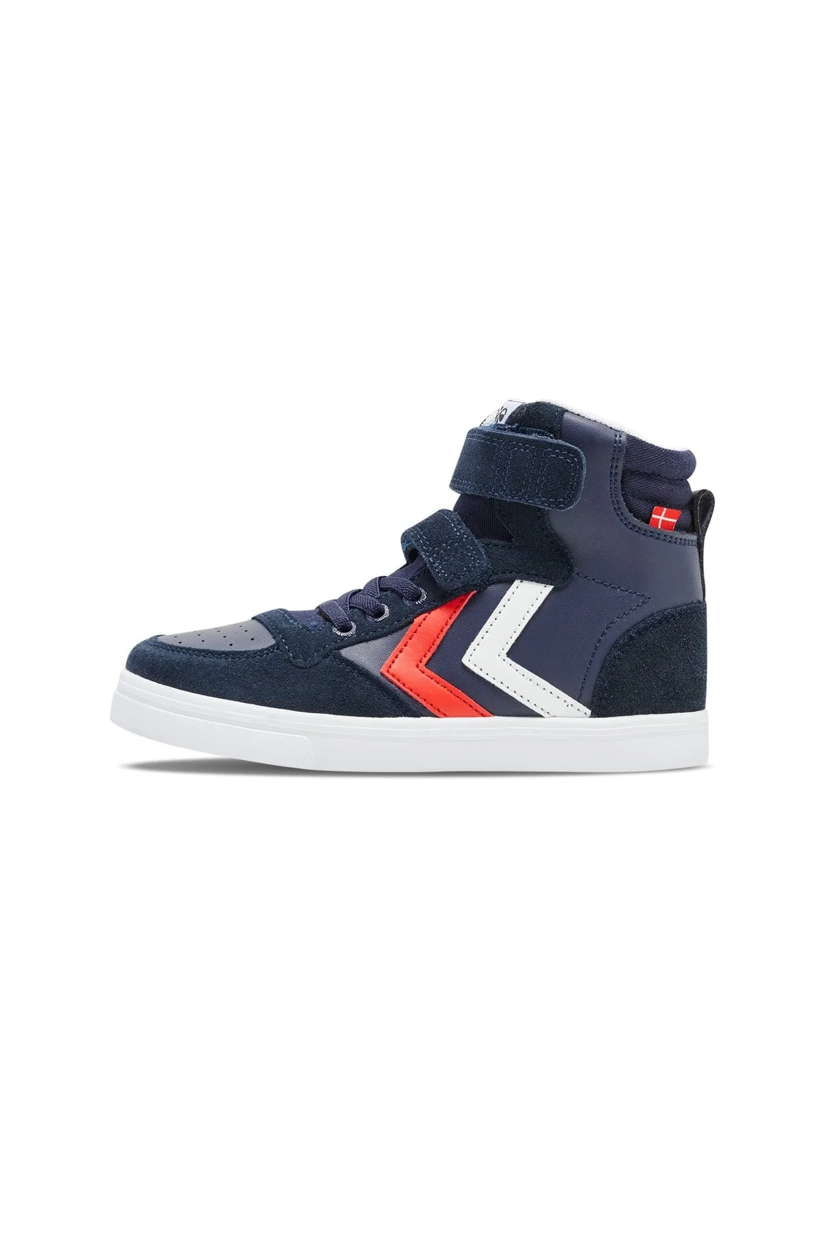 Bild von Hummel Unisex Kinder Slimmer Stadil Leather High Jr Hohe Sneaker High-Top, Peacoat,28 EU