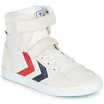 Bild von Hummel Unisex Kinder Slimmer Stadil Leather High Jr Hohe Sneaker High-Top, Weiß,31 EU