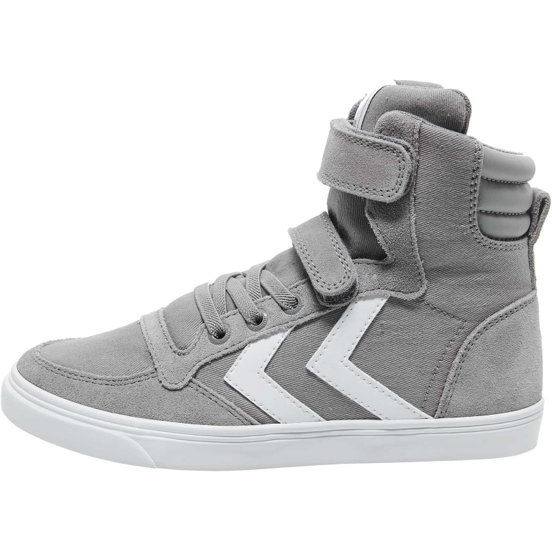Bild von Hummel Unisex Kinder Slimmer Stadil High Jr Hohe Sneaker, Grau Frost Grey 2094, 28 EU