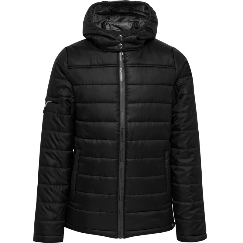 Bild von Hummel NORTH QUILTED HOOD JACKET Kinder BLACK/ASPHALT 206695-1006...