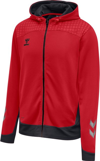 Bild von hummel LEAD Zip Polyester Hoodie true red XXL