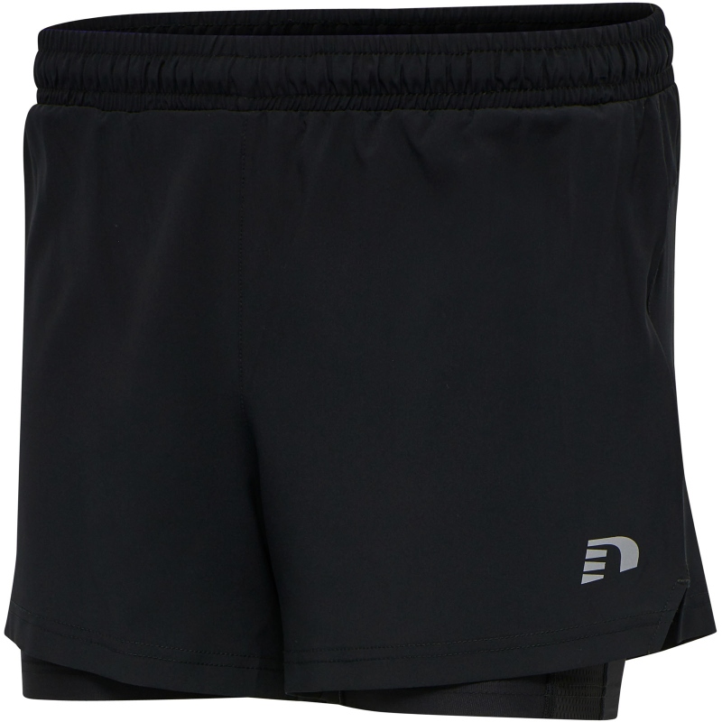 Bild von Newline Women's Women CORE 2-IN-1 Shorts, Schwarz, S