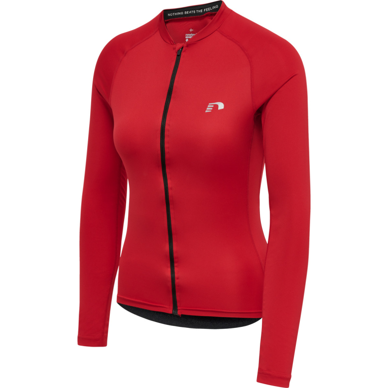 Bild von newline Core Biking Langarm Fahrradtrikot Damen tango red XXL