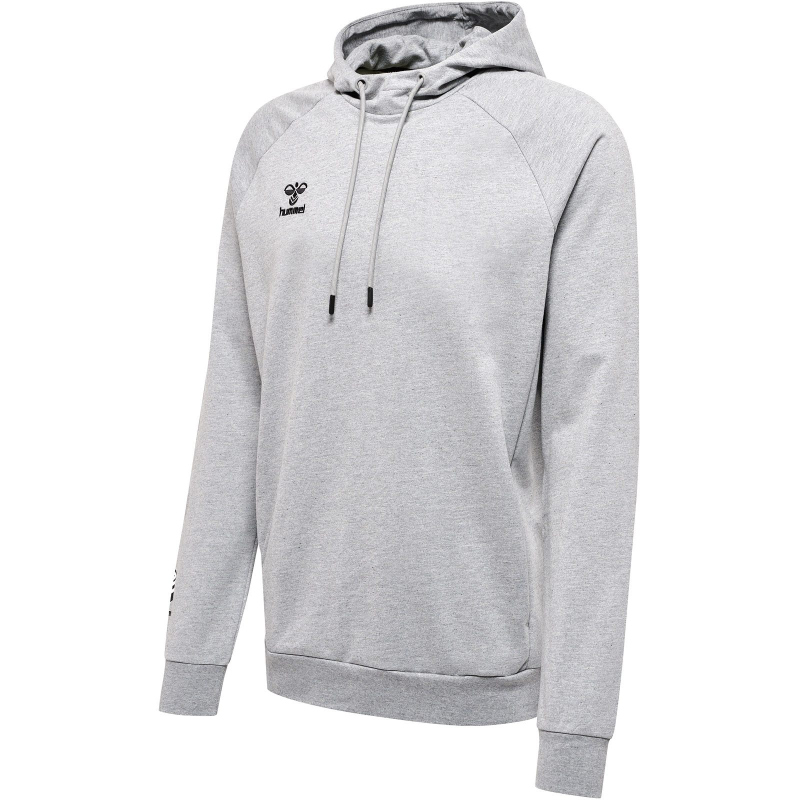 Bild von hummel Move Grid Baumwoll Hoody 214783 GREY MELANGE - Gr. M