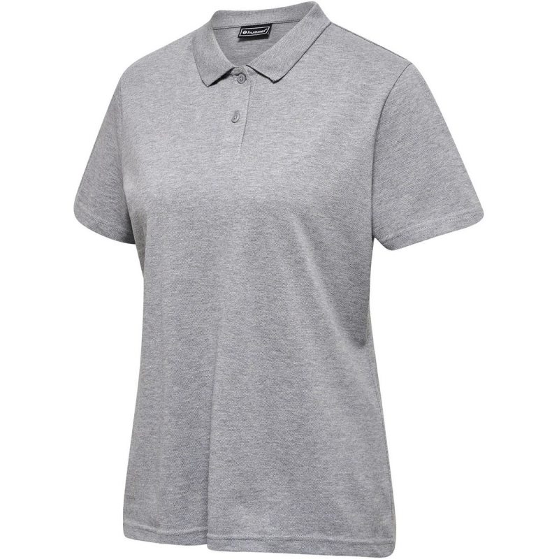 Bild von HUMMEL hmlRED CLASSIC POLO WOMAN 215115-2006 GREY MELANGE - Gr. S