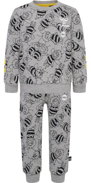 Bild von hummel hmlMAYA AOP Baby-Trainingsanzug grey melange 80