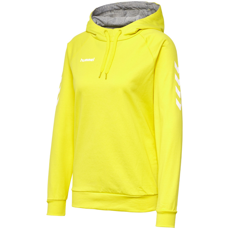 Bild von hummel GO Baumwoll Hoodie Damen 5269 - blazing yellow S