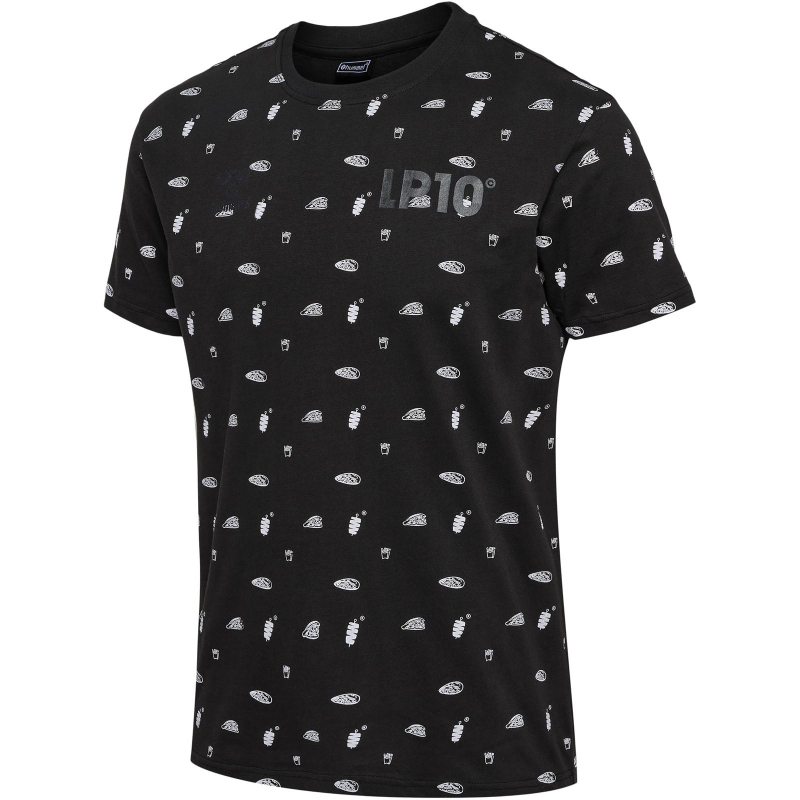 Bild von hummel LP10 Lukas Podolski Freizeitshirt mit Motiv Döner 2114 - black/white M