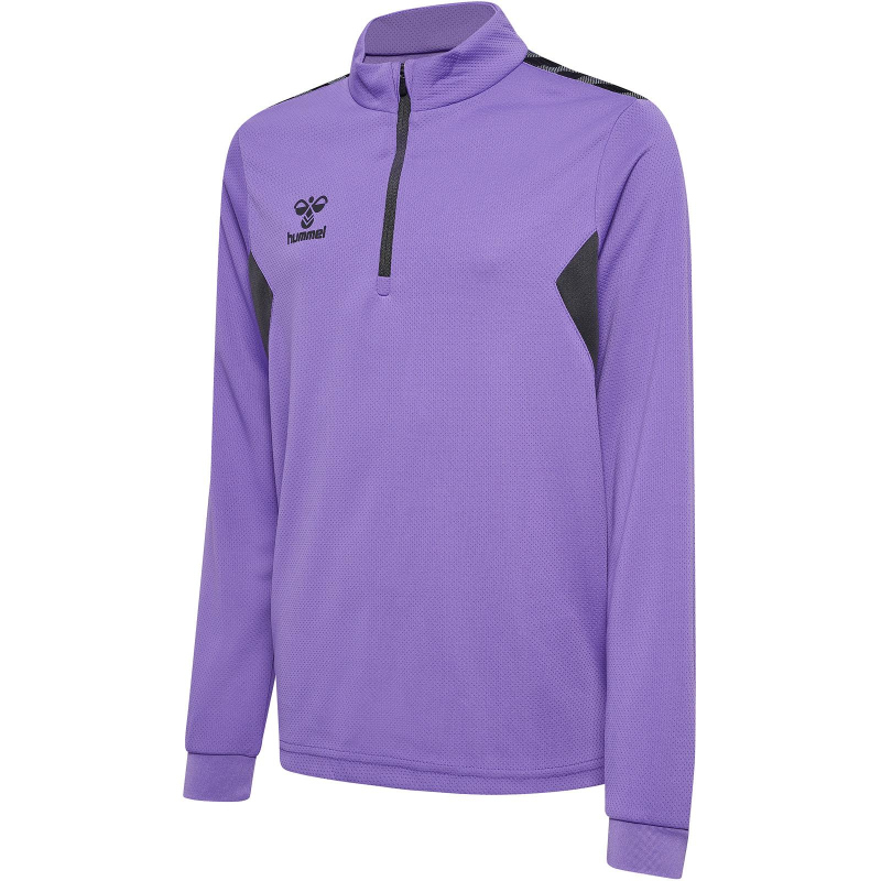 Bild von hummel hmlAUTHENTIC 1/2-Zip Sweatshirt Kinder 3766 - dahlia purple/asphalt 128