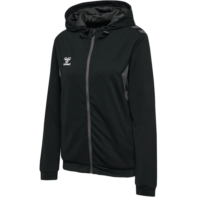 Bild von Hummel Authentic 24 Poly Zip Hoodie Woman 219981 BLACK - Gr. S