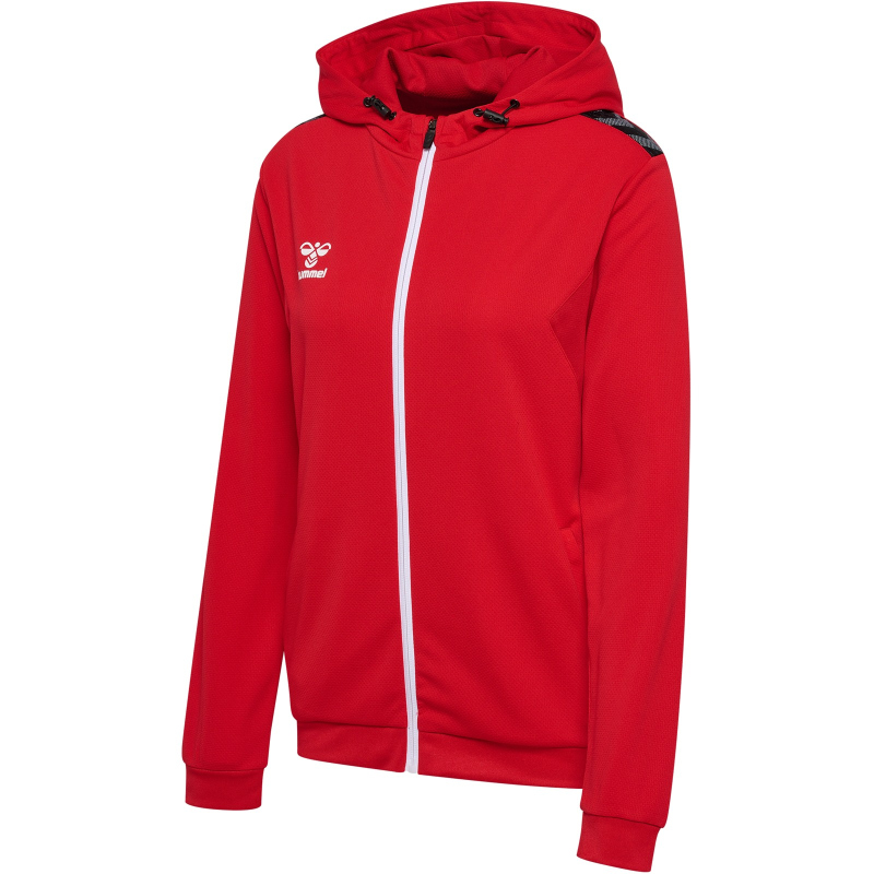 Bild von Hummel Authentic 24 Poly Zip Hoodie Woman 219981 TRUE RED - Gr. 2XL