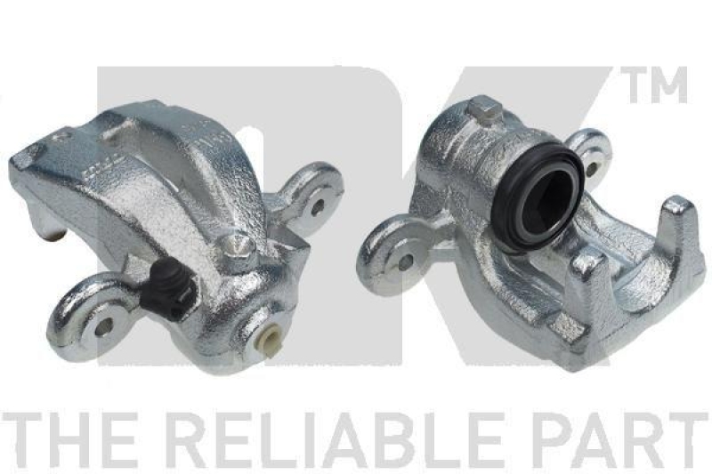 Bild von NK 2115201 Bremssattel Bremszange Gusseisen Hinterachse links, vor der Achse BMW: 3 Saloon, 1 Hatchback, 3 Coupe