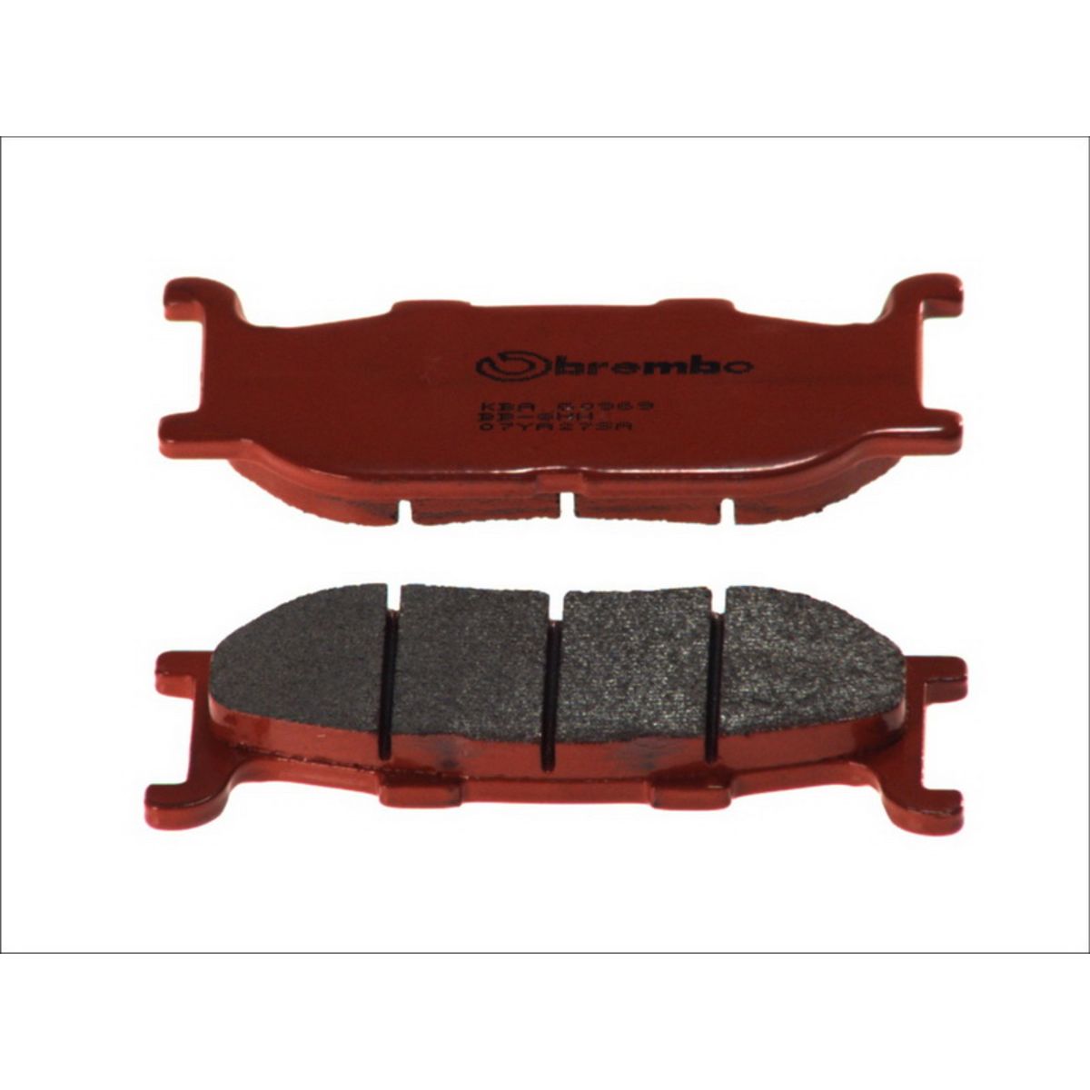 Bild von Brembo Bremsbelag Typ SA, Sintermetall mit ABE, Bremsbelag "07YA27" Satz