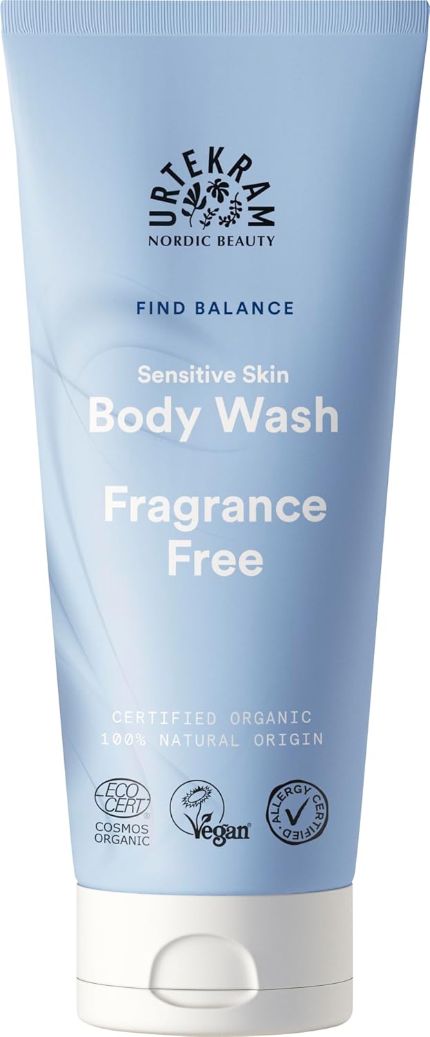 Bild von Urtekram Duschgel - Ohne Parfum Free, Find Balance, Sensitiv, 200 ml, Vegan, Bio