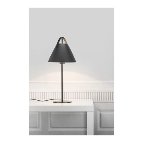 Bild von Designer Tischleuchte Strap, E27, schwarz, by Bjorn & Balle