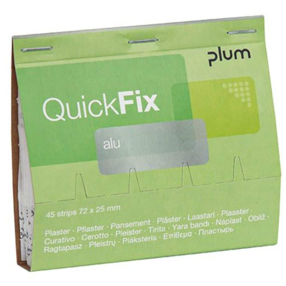 Bild von plum Erste-Hilfe-Set, Nachfüllpackung QuickFix, mit 45 Pfl, Alu
