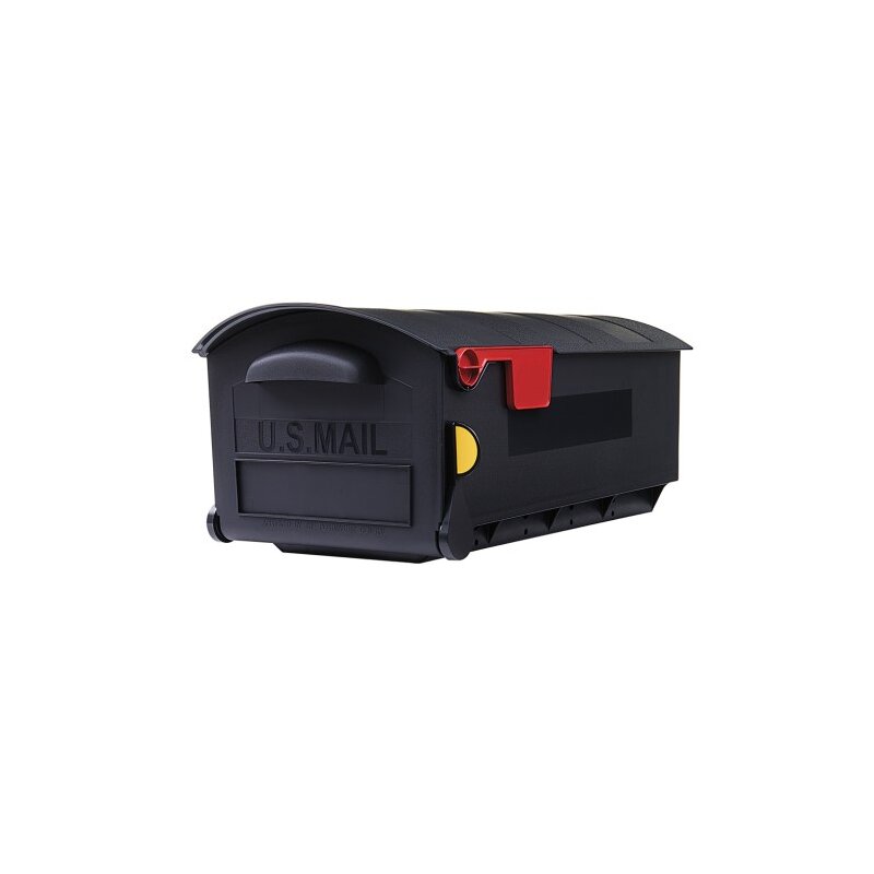 Bild von Original US-Mailbox USA Kunststoff Briefkasten schwarz
