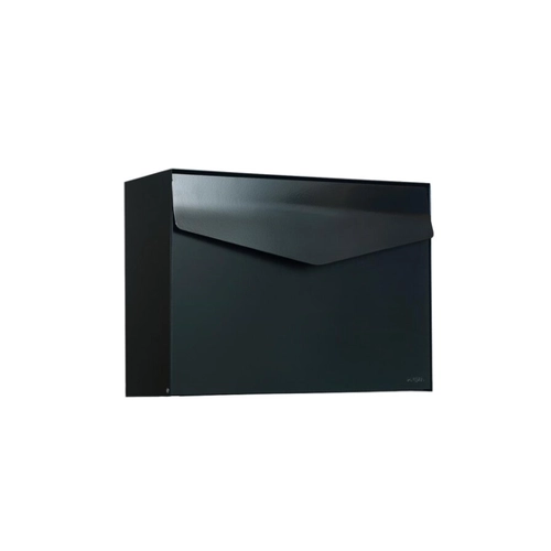 Bild von Stylischer MEFA Briefkasten LETTER 112 in Tiefschwarz