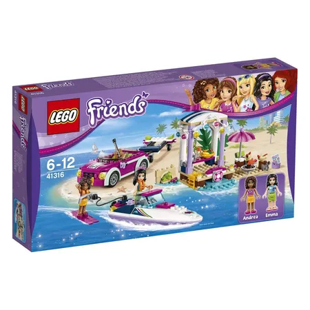 Bild von LEGO Friends - Andreas Rennboot-Transporter (41316)