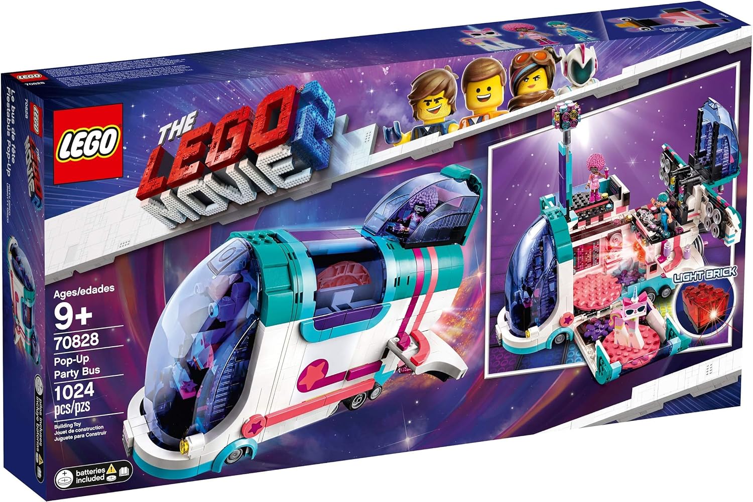 Bild von LEGO® Konstruktionsspielsteine LEGO® The LEGO Movie 2 70828 Pop-Up-Party-Bus, (1024 St)