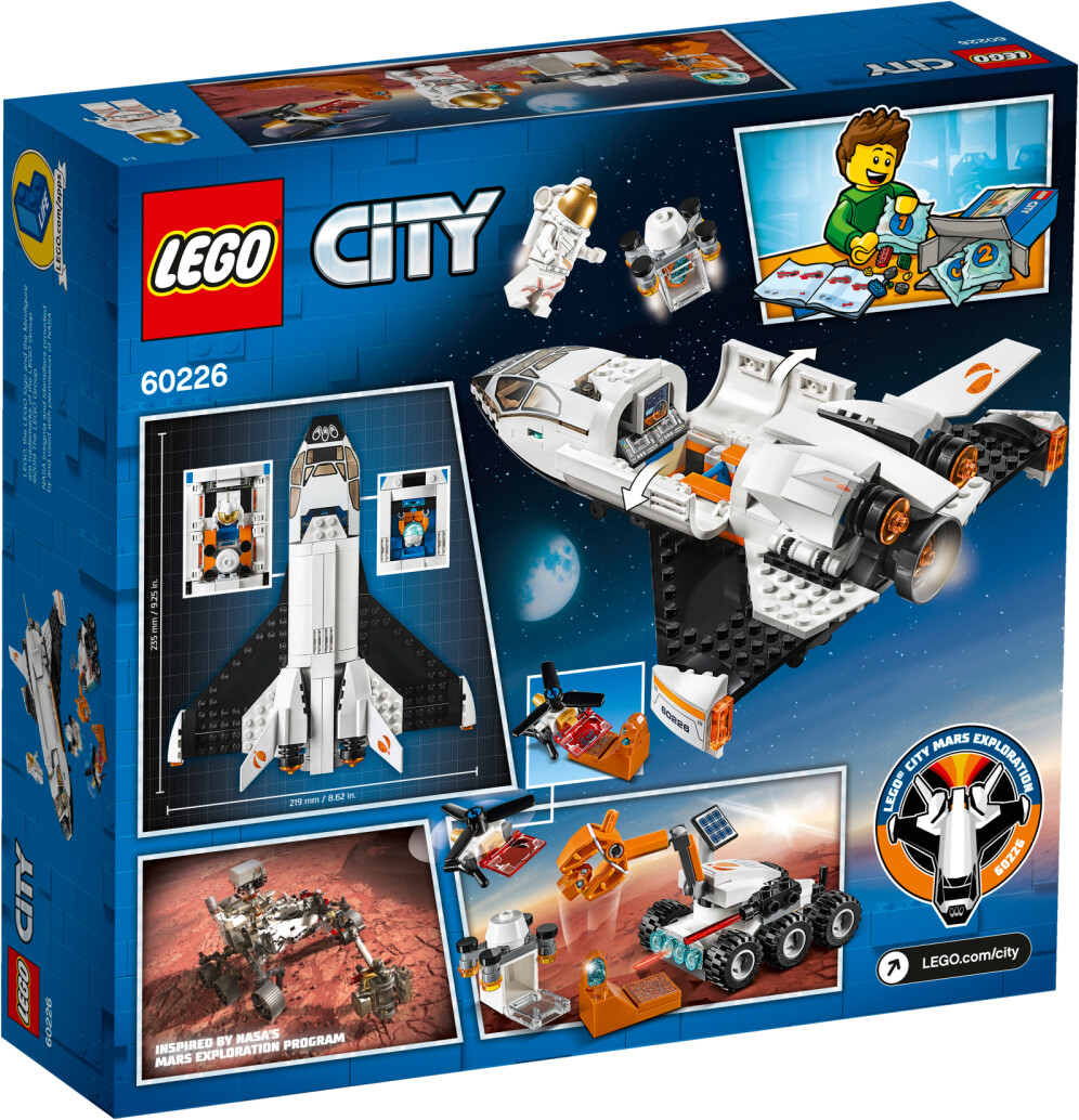 Bild von LEGO City - Mars-Forschungsshuttle (60226)