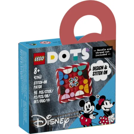 Bild von LEGO 41963 DOTS Micky und Minnie Kreativ-Aufnäher, DIY Bastelset zum Dekorieren von Kleidung, Rucksäcke, Accessoires, kreative Aktivität, Spielzeug für Kinder